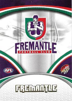 2007 Select AFL Supreme #64 Fremantle Dockers Front